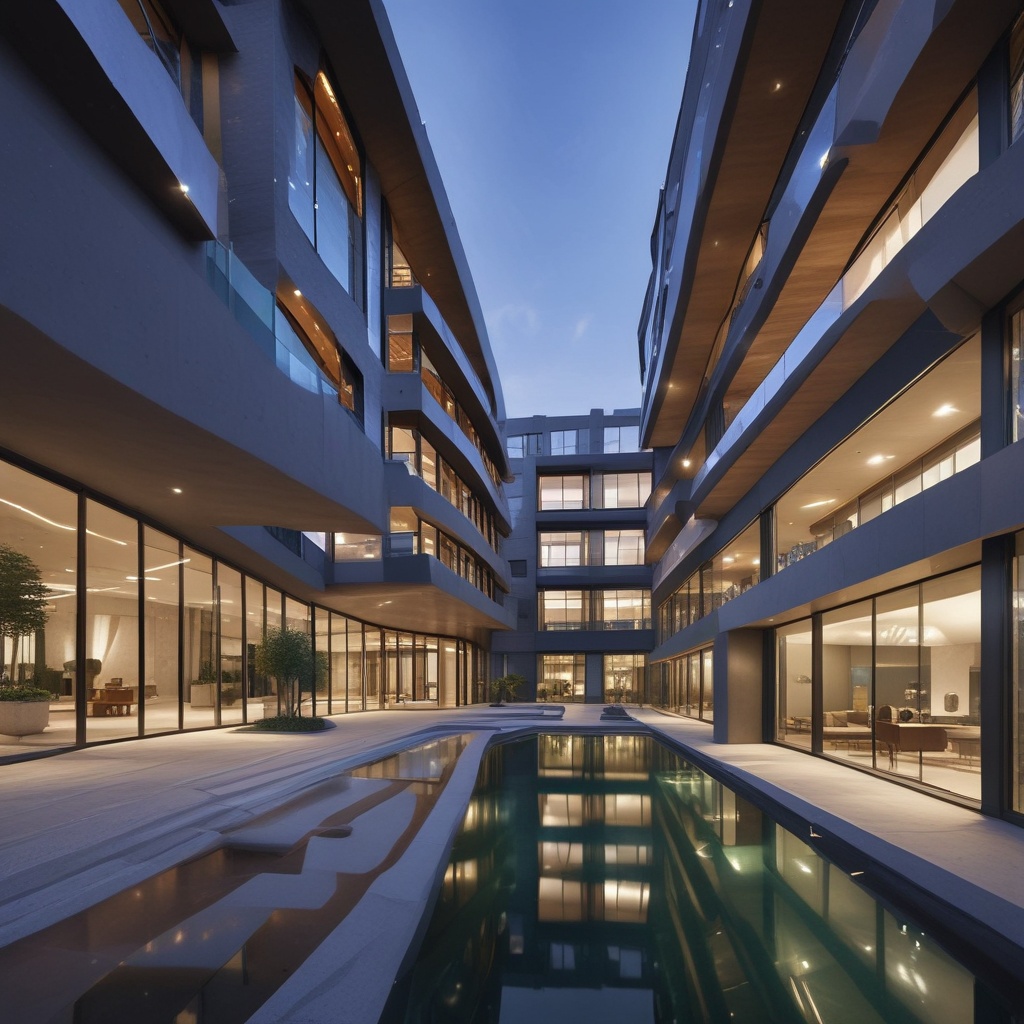 Modern building architecture